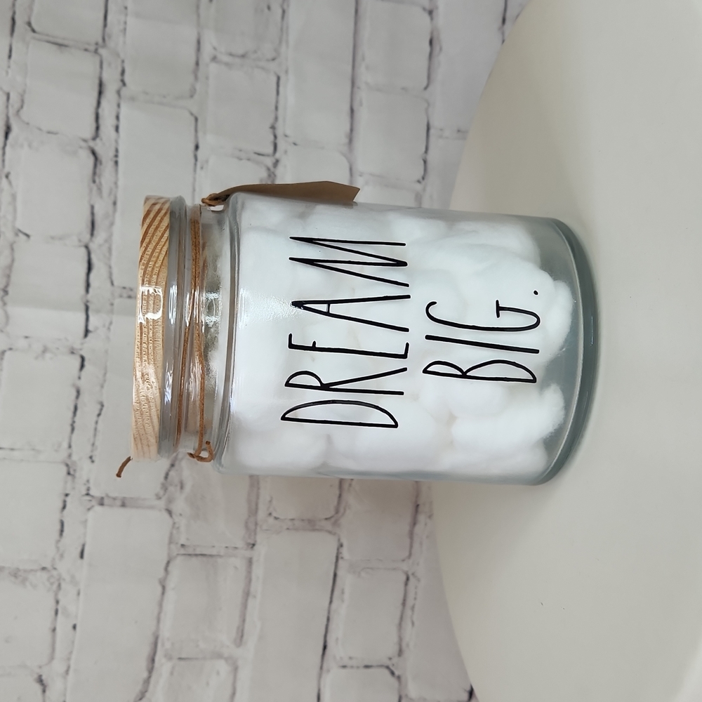 New Rae Dunn Cotton Jar "Dream Big"